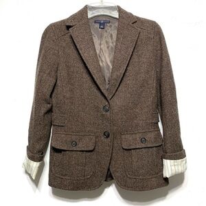 Women’s GAP Brown Lined Blazer Size 4